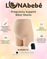 Lunabebe Pregnancy Support Biker Shorts